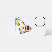 Coque iPhone 12 Mini Petit robot jardinier (Verso Horizontal)