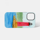 Coque iPhone 12 Mini Phare aquarelle (Verso Horizontal)