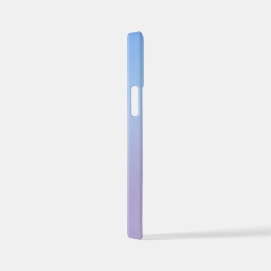 Coque iPhone 12 Mini Pink, Blue Pastel Gradient Ombre Effect Phone Case (Côté droit)