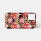 Coque iPhone 12 Mini Pink Tulips (Verso Horizontal)