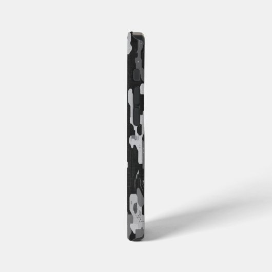 Coque iPhone 12 Mini Pixel Camo Stealth (Côté gauche)