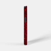 Coque iPhone 12 Mini Raspberry Flurry: Abstract spatter art (Côté droit)