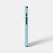Coque iPhone 12 Mini Rayures bleues (Côté gauche)