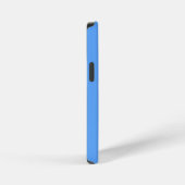 Coque iPhone 12 Mini Rayures bleues (Côté droit)