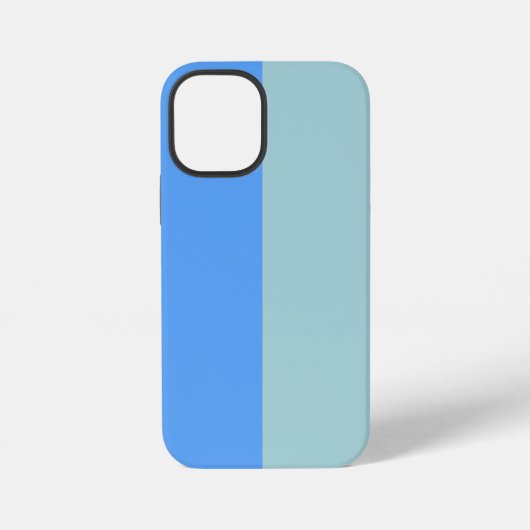 Coque iPhone 12 Mini Rayures bleues (Verso)