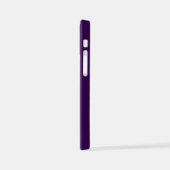 Coque iPhone 12 Mini Rayures de course tendance moderne monogrammées  (Côté gauche)