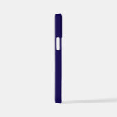 Coque iPhone 12 Mini Rayures de course tendance moderne monogrammées  (Côté droit)