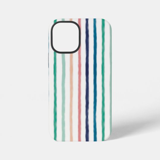 Coque iPhone 12 Mini Rayures Seabreeze (Verso)