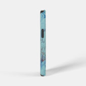 Coque iPhone 12 Mini Résumé Opale Bleue (Côté droit)