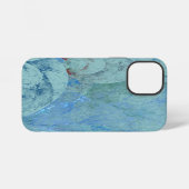 Coque iPhone 12 Mini Résumé Opale Bleue (Verso Horizontal)
