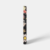 Coque iPhone 12 Mini Retro Grunge Sunshine Bliss (Côté gauche)