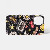 Coque iPhone 12 Mini Retro Grunge Sunshine Bliss (Verso Horizontal)