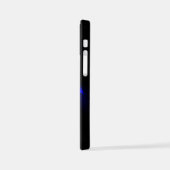 Coque iPhone 12 Mini Rose bleu brûlant (Côté gauche)