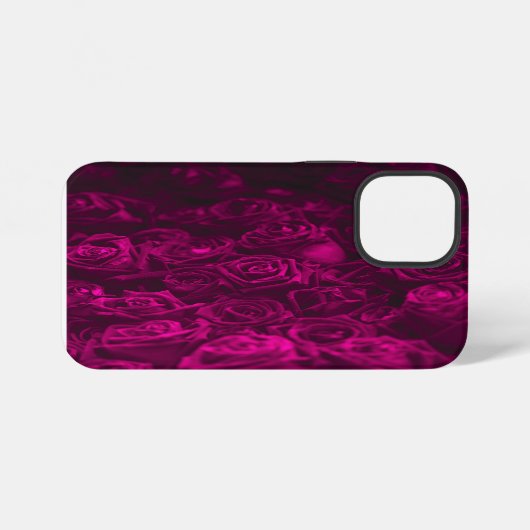 Coque iPhone 12 Mini Rose moderne (Verso Horizontal)