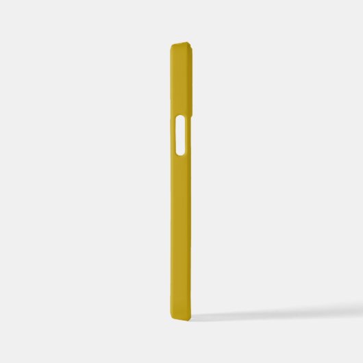 Coque iPhone 12 Mini Sand yellow Shadow Monogram initials with name (Côté droit)