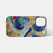 Coque iPhone 12 Mini Serpents d'eau de Klimt (Verso Horizontal)