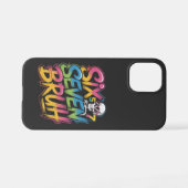 Coque iPhone 12 Mini six seven bruh (Verso Horizontal)
