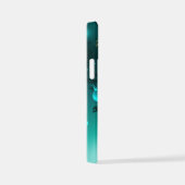 Coque iPhone 12 Mini Skeleton Keys on Green Background (Côté droit)