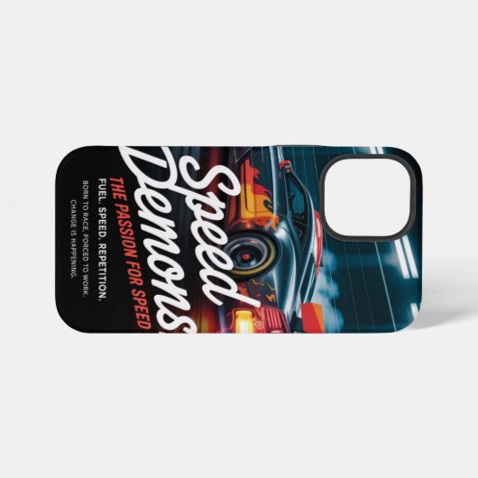 Coque iPhone 12 Mini Speed Power (Verso Horizontal)