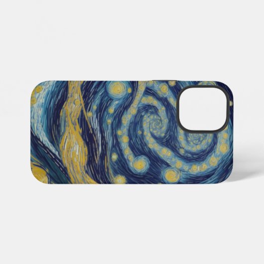 Coque iPhone 12 Mini Starry Night Dreamscape (Verso Horizontal)