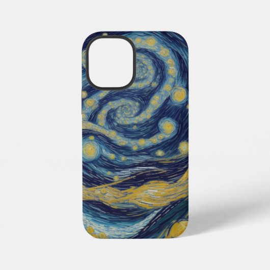 Coque iPhone 12 Mini Starry Night Dreamscape (Verso)