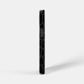 Coque iPhone 12 Mini Stylish Black Crocodile (Côté droit)