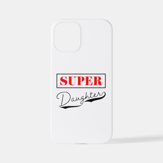 Coque iPhone 12 Mini Super Daughter (Verso)