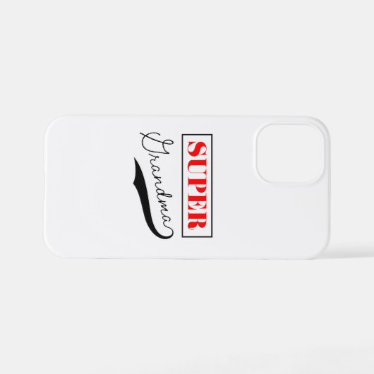 Coque iPhone 12 Mini Super grand-mère (Verso Horizontal)