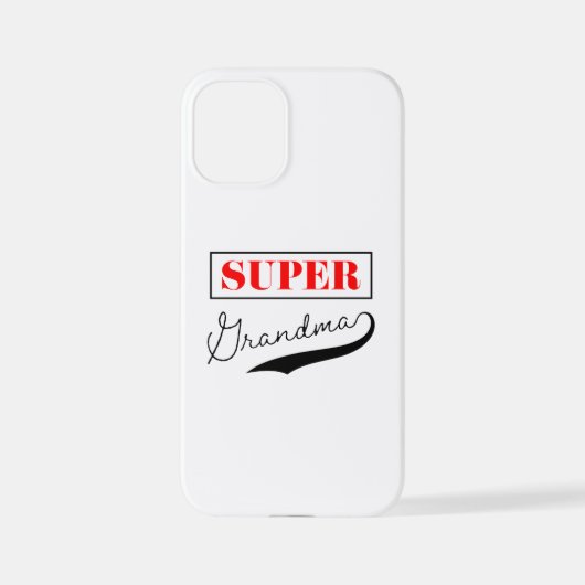Coque iPhone 12 Mini Super grand-mère (Verso)