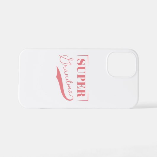 Coque iPhone 12 Mini Super grand-mère (Verso Horizontal)