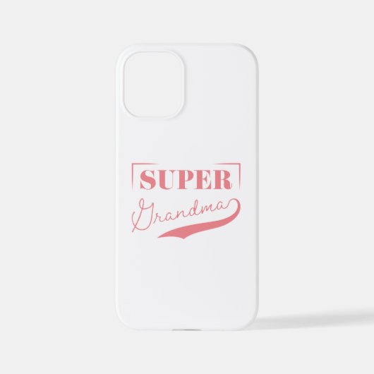Coque iPhone 12 Mini Super grand-mère (Verso)