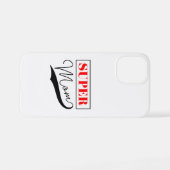 Coque iPhone 12 Mini Super Maman (Verso Horizontal)