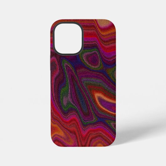 Coque iPhone 12 Mini Surcharge Abstraite (Verso)