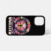 Coque iPhone 12 Mini Survivre Papillon (Verso Horizontal)