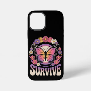 Coque iPhone 12 Mini Survivre Papillon