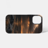 Coque iPhone 12 Mini Tempête - Eaux Profondes (Verso Horizontal)