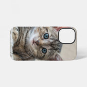 Coque iPhone 12 Mini Tête de Chat Mignonne (Verso Horizontal)