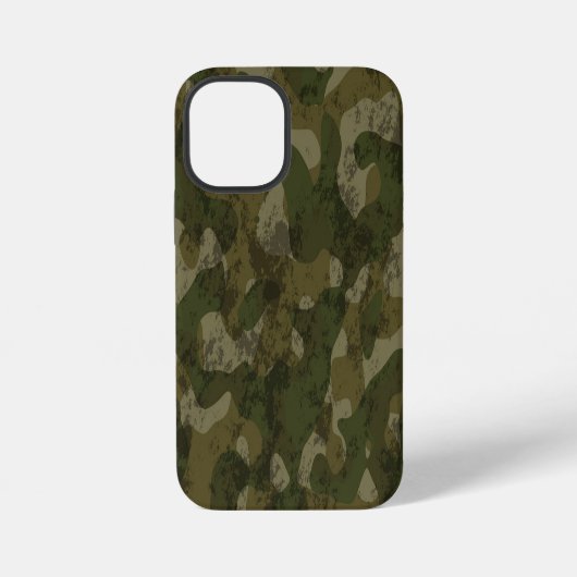 Coque iPhone 12 Mini Texture Camouflée (Verso)