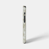 Coque iPhone 12 Mini Texture crémeuse veloutée de marguerite florale (Côté gauche)