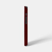 Coque iPhone 12 Mini Texture de fond rouge foncé rouge (Côté gauche)