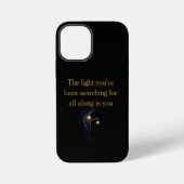 Coque iPhone 12 Mini The light is you (Verso)