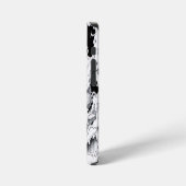 Coque iPhone 12 Mini Tokyo Noir et Blanc (Côté gauche)