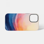 Coque iPhone 12 Mini Tourbillon abstrait de chaleur et de profondeur (Verso Horizontal)