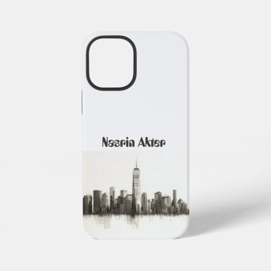 Coque iPhone 12 Mini Travel lover personalize your name (Verso)