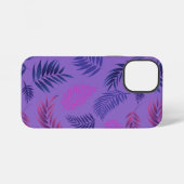 Coque iPhone 12 Mini Tropical Leaves Pattern 19 (Verso Horizontal)