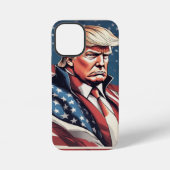 Coque iPhone 12 Mini Trump Epic American Flag (Verso)