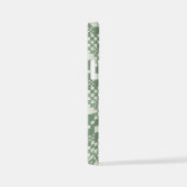 Coque iPhone 12 Mini Vérifié, Chèques en vert (Côté droit)