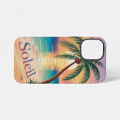 Coque iPhone 12 Mini Vibes Ensoleillées (Verso Horizontal)