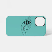 Coque iPhone 12 Mini Vibes positives Typographie (Verso Horizontal)