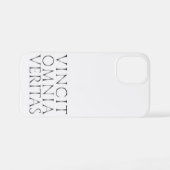 COQUE iPhone 12 MINI VINCIT OMNIA VERITAS (Verso Horizontal)